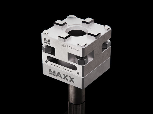 MaxxMacro (System 3R) 54 Manual QuickChuck Chuck with 20mm Lathe Round Connection Rod 1