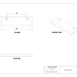 MaxxMacro (System 3R) MXRuler 23925 WEDM Standard 60mm Support Tab (Set of 2) 4