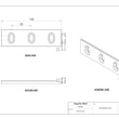 MaxxMacro 2001JU MXRuler WEDM Reference element Universal 150 mm