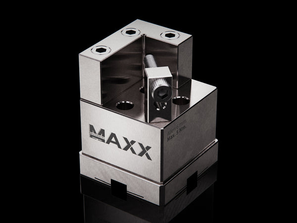 MaxxMacro (System 3R) 54 Stainless V-Block Holder Vise 8458 1