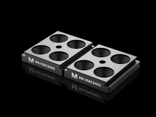 MaxxVise Stainless Self Centering Vise Spare Part Low Profile Jaw 46mm (Set of 2) 1