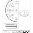 MaxxMagnum (Syetem 3R) 3R-681.51 Stainless Pallet Ø156MM MXRefix print